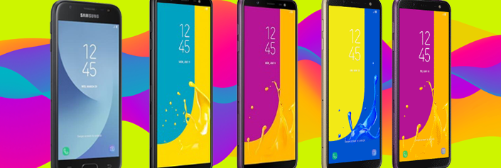Samsung Galaxy J4, J6 e J8